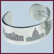 Washington DC Pewter Bracelet