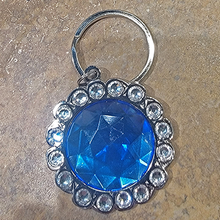 Hope Diamond Keychain