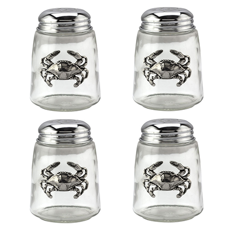 Blue Crab Spice Shaker Set of 4