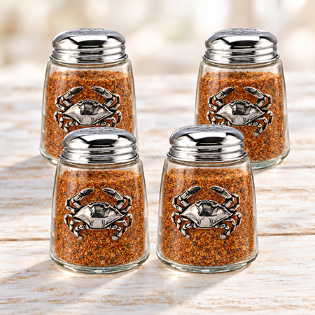 Blue Crab Spice Shaker Set of 4