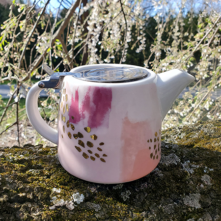 Cherry Blossom Festival Kettle Pot