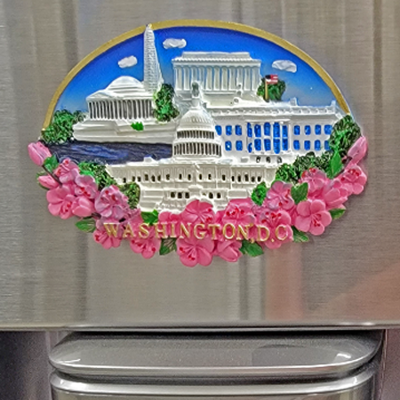 Washington DC Landmarks Ceramic Magnet