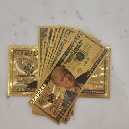 Donald Trump Gold Foil Money