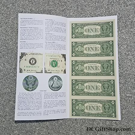 Uncut US Currency Dollar Sheet