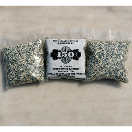 Shredded Money $150 Dollars