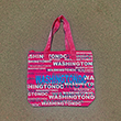 Pink Washington DC Tote Bag