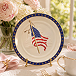Official U.S. Congress Stars & Stripes Presentation Plate by Pickard