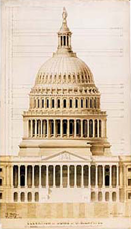 Historic U.S. Capitol Dome Print