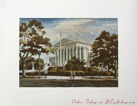 US Supreme Court West Front Print