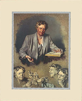 Eleanor Roosevelt Framed Art Print