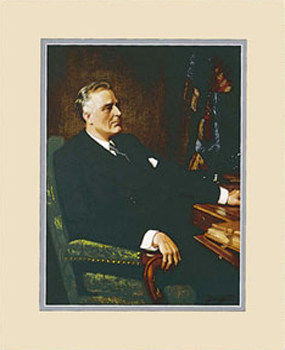 Franklin D. Roosevelt Framed Art Print