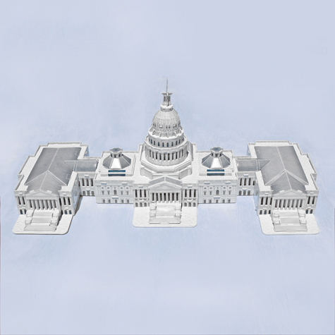 3d puzzle United States Capitol washington 159 piezas 