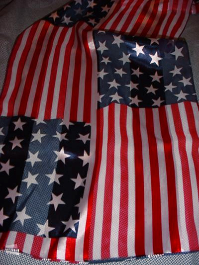 American Flag Stars and Stripes Scarf