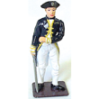 BRITISH NAVAL COMMANDER METAL FIGURINE