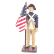 COLONIAL FLAGBEARER METAL FIGURINE