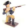 COLONIAL INFANTRYMAN FIGURINE: KNEELING