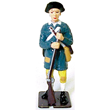 COLONIAL INFANTRYMAN METAL FIGURINE