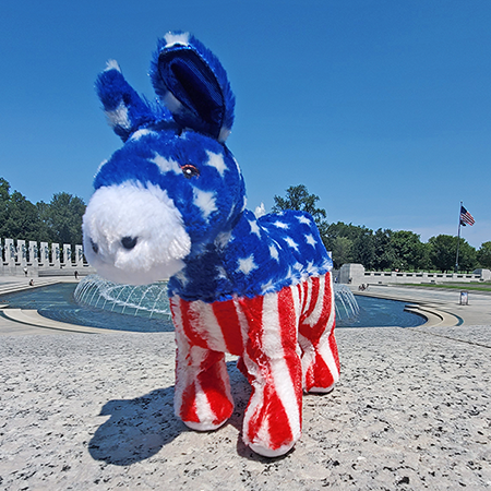 Democratic Party Stuffed Donkey
