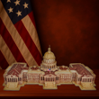Wooden U.S. Capitol Building 3D Puzzle Kit