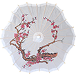32 Inch Cherry Blossom Premium Nylon Parasol Umbrella