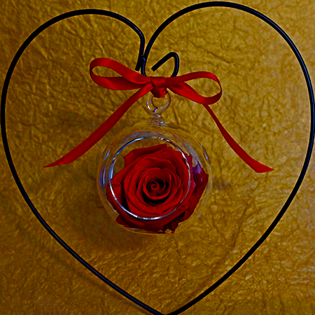 The Scarlet Rose Ornament