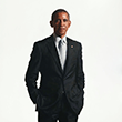 Barack Obama Portrait Print by Robert McCurdy