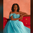 Michelle Obama Portrait Print by Sharon Sprung