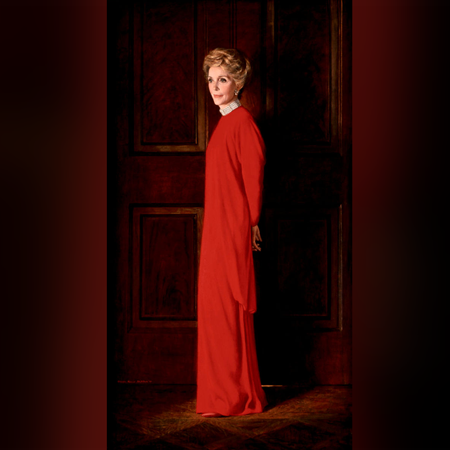 Portrait of Nancy Reagan by Aaron Shikler