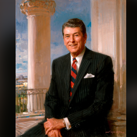 Ronald Reagan Portrait by Everett Raymond Kinstler
