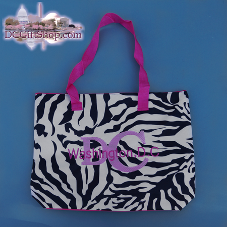 DC Zebra Print Tote Bag