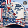 250th Anniversary Digital Printed Floral Baseball Cap