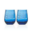 America250 Blue Stemless Wine Tumbler Glass