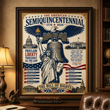 American Semiquincentennial 1776-2026 Commemorative Print