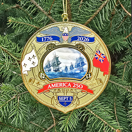 Battle of the Chesapeake Semiquincentennial Ornament