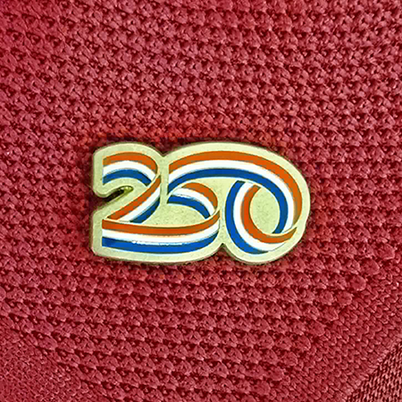 Official Congressional America 250 Red White and Blue Lapel Pin