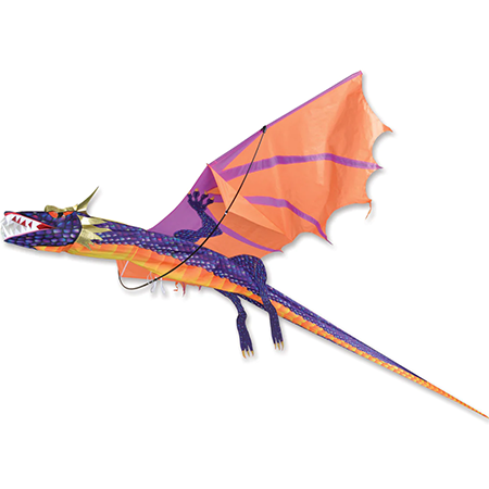 3D Large Dragon Kite - Sunset