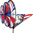 Patriotic Eagle Triple Wind Spinner
