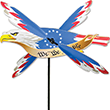 Premier Whirligig 18-Inch Independence Eagle Patriotic Wind Spinner