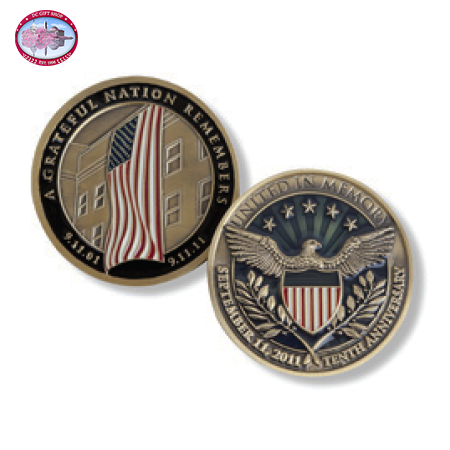10th Anniversary United In Memory Bronze Coin