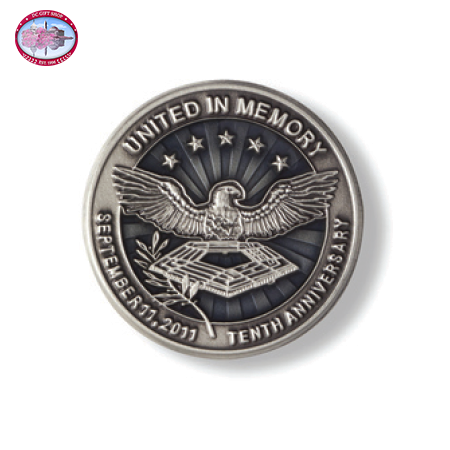 10th Anniversary United In Memory Lapel Pin