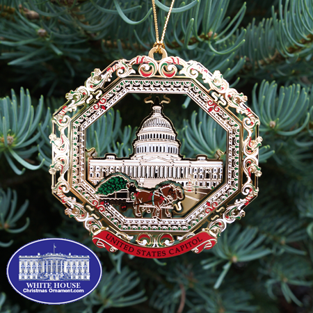 2013 U.S. Capitol Horse Drawn Carriage Ornament