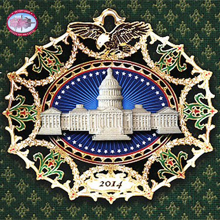 2014 Marble Classical Capitol Ornament