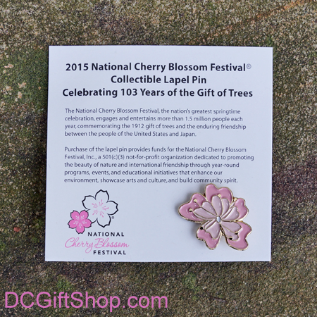 2015 National Cherry Blossom Festival Lapel Pin