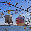 2018 White House Cherry Blossom Ornament Set