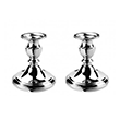 4 1/4 inch Pair of Colonial Candlesticks