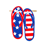 All American Flip Flop Flag (Regular Size)