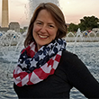 American Flag Infinity Loop Scarf