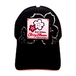 Black Cherry Blossom Patch Baseball Cap