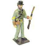 CONF. CAVALRY SGT. METAL FIGURINE