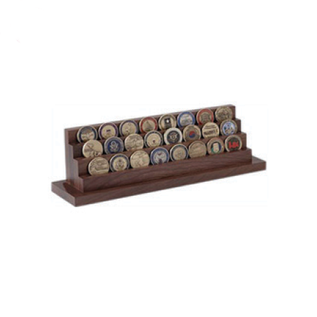 Custom Walnut Coin Stand with Base